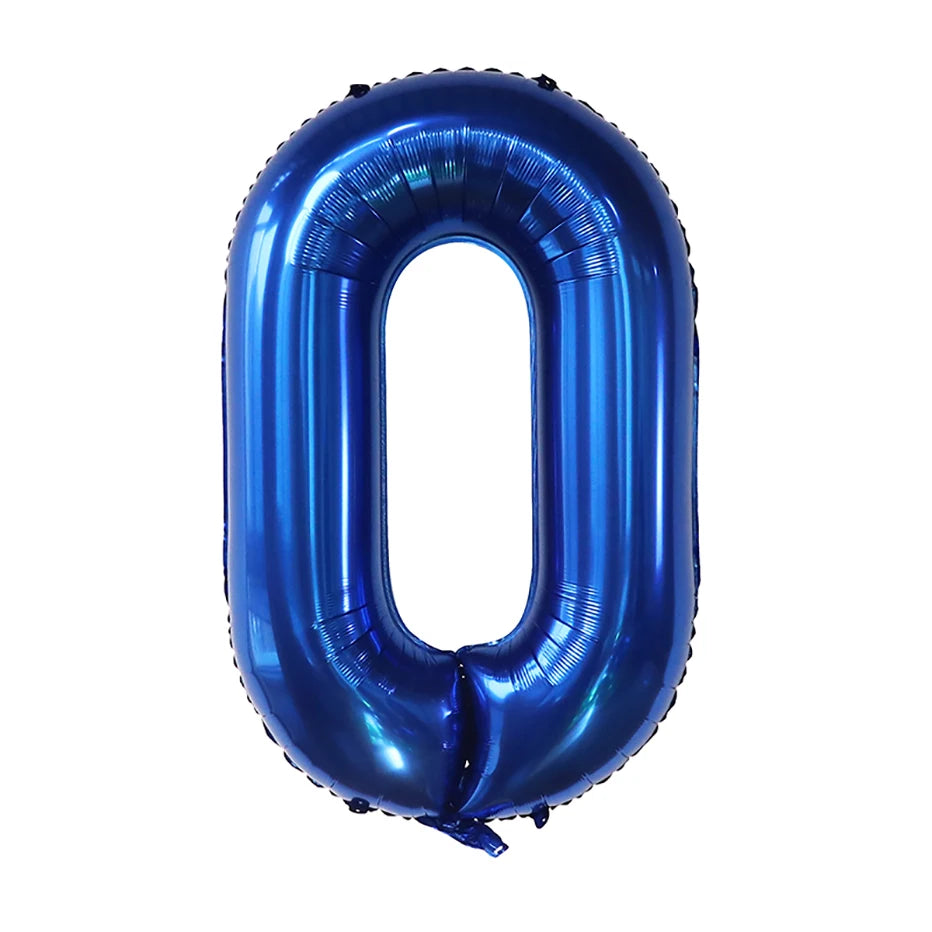 Balão número azul 100cm
